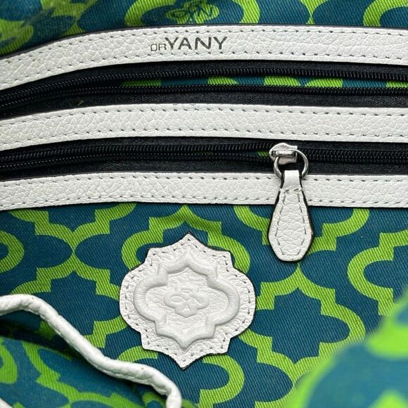 orYANY Danielle Italian Leather Convertible Shoulder/Crossbody Bag Creamy White - Picture 6 of 12